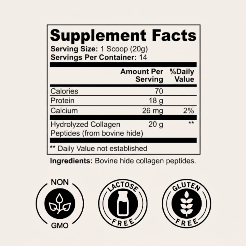 Grass-Fed Hydrolyzed Collagen Peptides